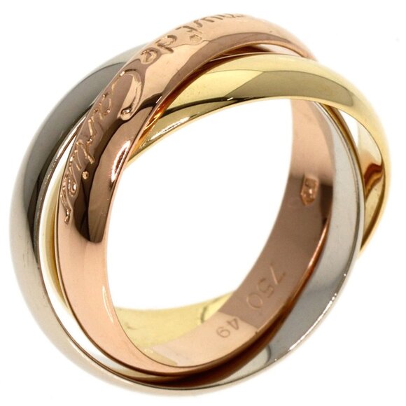 CARTIER 18k Gold Trinity Ring #49 - Picture 2 of 8
